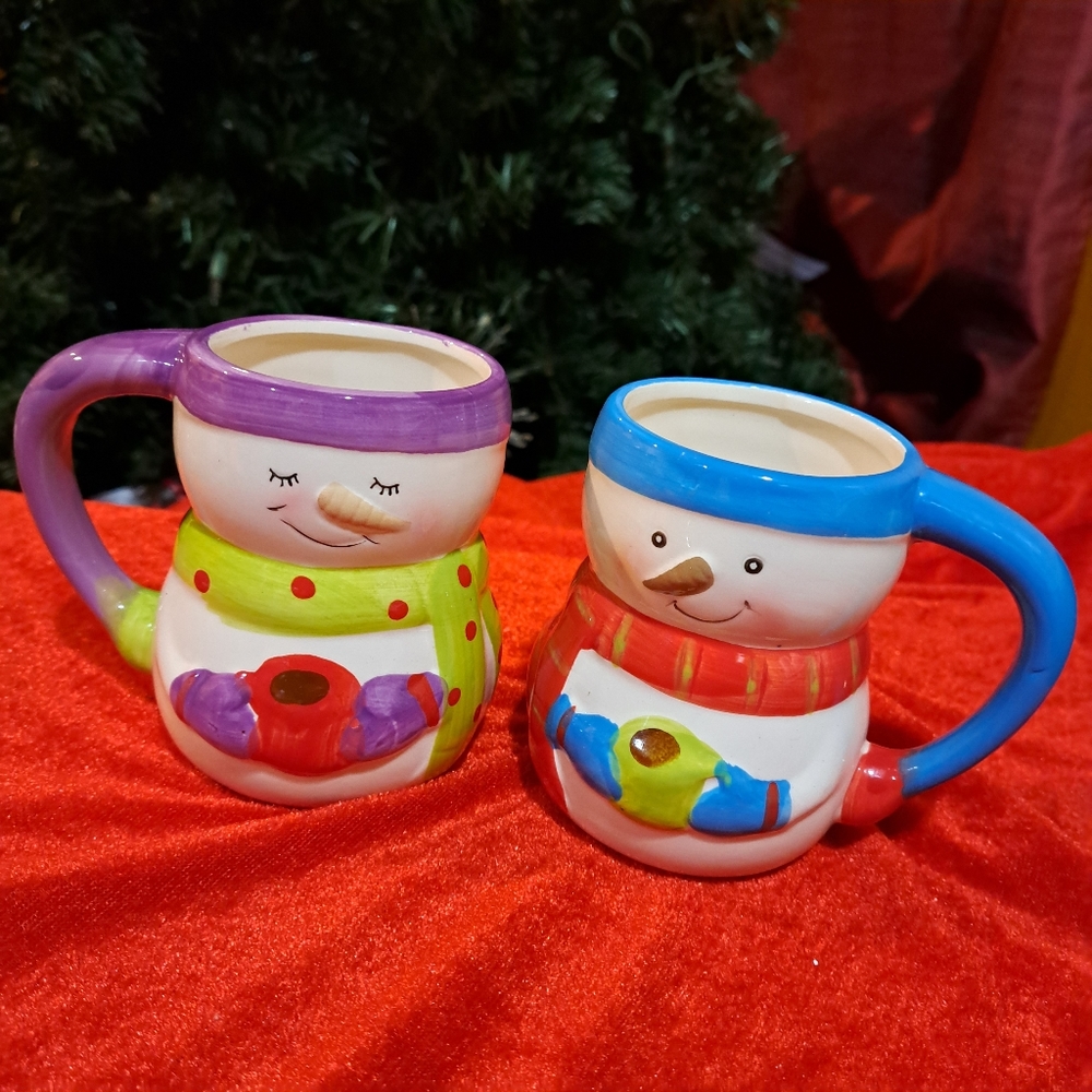 Snowman Mug Set 2